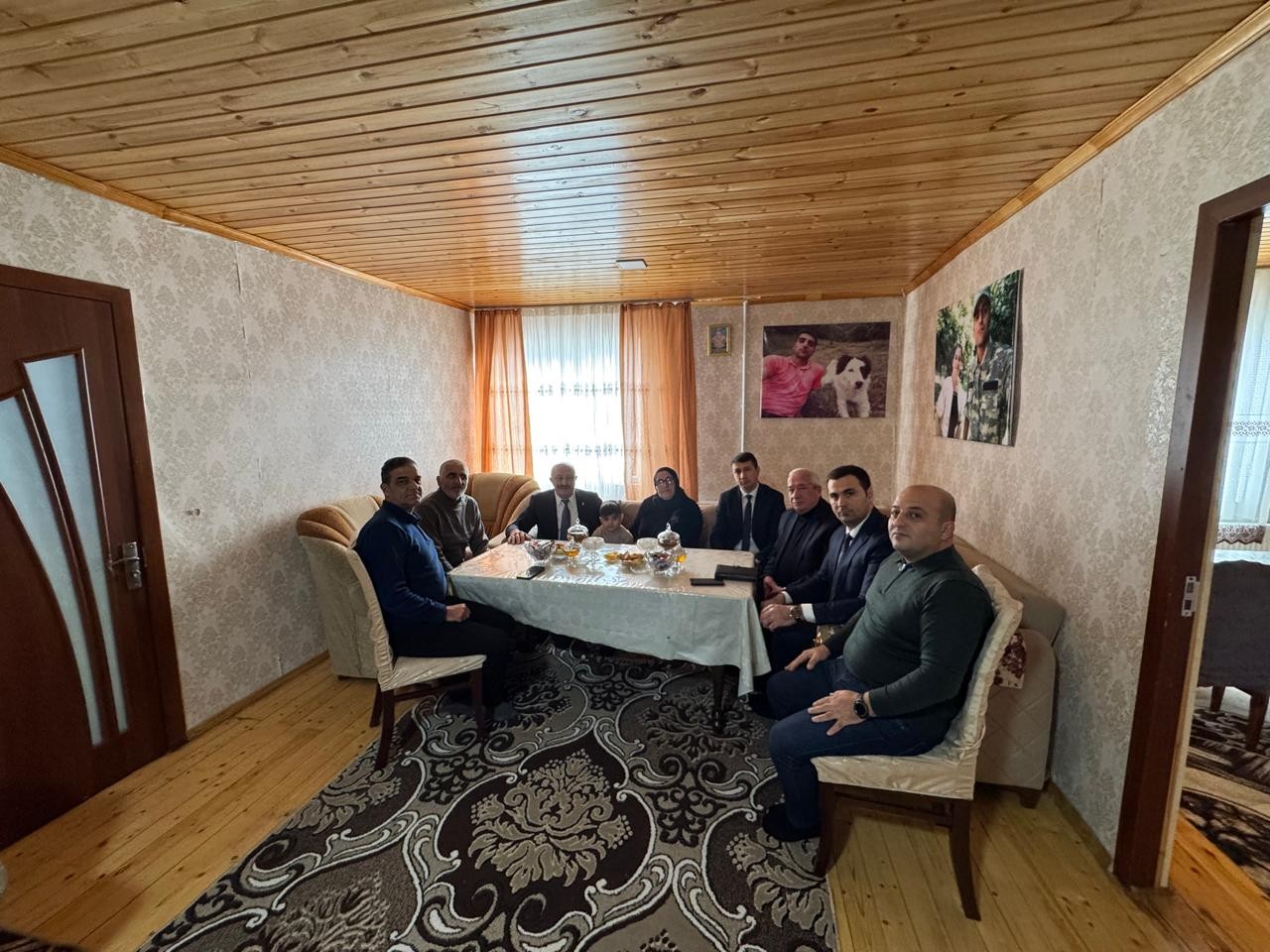 Asif Əsgərov şəhid ailəsini ziyarət edib və vətəndaş qəbulu keçirib - FOTOLAR